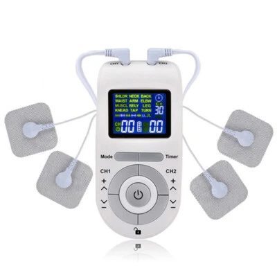TENS EMS Gerät Tragbares Reizstromgerät Massagegerät Schmerzlinderung 12-Modi DE - Bild 1 von 4