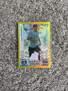 Topps Match Attax 2014 World Cup Luis Suarez Man of The Match - Picture 1 of 2