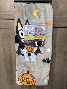 New Bluey Vampire Halloween Plush 40" x 50" Preschool Throw Blanket With Tag - Picture 1 of 5