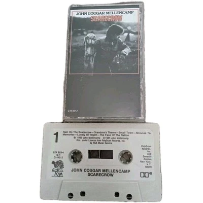 Scarecrow by John Cougar Mellencamp/John Mellencamp (Cassette, Aug-1985) - Image 1 of 2
