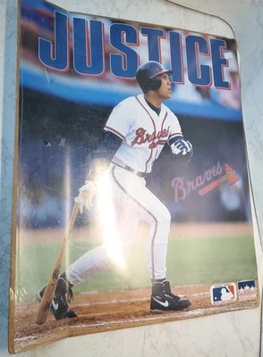 Vintage 1992 Atlanta Braves David “CHIEF” Justice Starline Poster 20x16 - Image 1 of 4