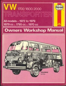 VW TRANSPORTER,CAMPER,VAN,BAY WINDOW,BUS,KOMBI,TYPE 2 HAYNES MANUAL 1972-1979 - Picture 1 of 1