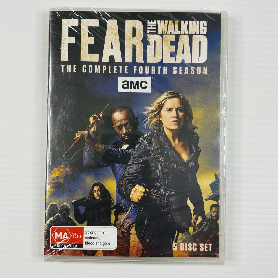 Fear The Walking Dead Season 4 DVD Brand New Sealed Tracked Postage Region 4 PAL - image 1 of 3