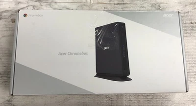 New Acer Chromebox CXI2-4GKM 4GB RAM 16GB HDD Desktop Black Keyboard & Mouse - Image 1 of 4
