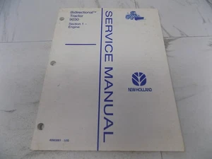 New Holland 9030 Bidirektionaler Traktor Motor Service Manual 40903001 1995 - Bild 1 von 2