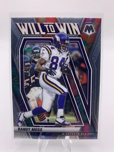 2021 NFL Mosaic Randy Moss Will To Win Mosaic Vikings - Picture 1 of 2