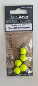 Spro Trout Master Swivel Snap Pilot Schwimmer 12mm Fluoro Yellow 5 Stück OVP - Picture 1 of 1