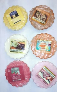 Yankee Candle Lot 6 mixed Scents Wax Melt Tarts Chocolate fruity flowery discont - Picture 1 of 4