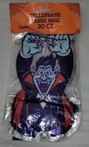 VINTAGE NEW 2004 TARGET BRAND VAMPIRE HALLOWEEN SHAPED PARTY TREAT BAGS CANDY - Picture 1 of 2