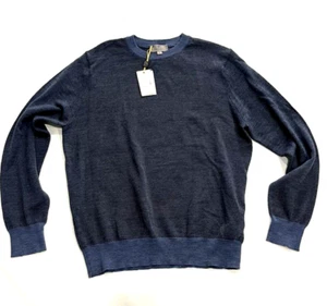 Suéter Canali Hombre Mezcla Lana Bloqueo de Colores - Talla 50 / US 40 - Azul - Imagen 1 de 5