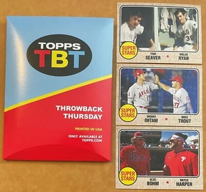 Singoli Topps Throwback Thursday TBT #24 2021 - 1968 Topps Super Stars (scegli tu) - Foto 1 di 9