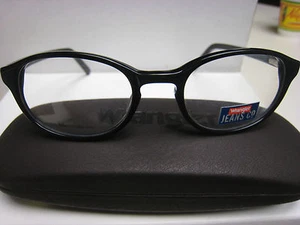 WRANGLER  EYEGLASS FRAMES Style    J-100 BLACK   49-19-140 With ASTORIA Case - Picture 1 of 3