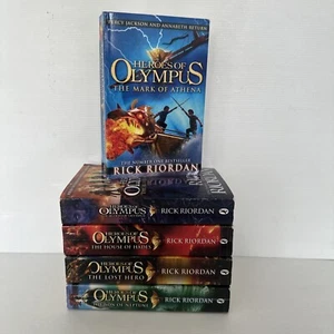 The Heroes of Olympus Complete Series 1-5 Bundle x 5 Lot Rick Riordan Paperback - Picture 1 of 7