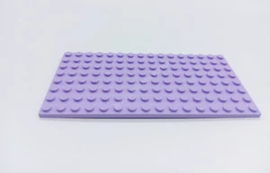 LEGO 8x16 LAVENDER Base Plate Baseplate - 8x16 STUDS (PINS) - Brand New - Picture 1 of 3