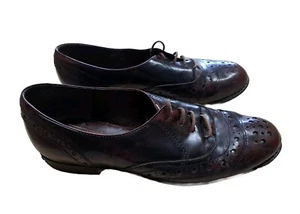 CLARKS BRAUNE LEDER SCHNÜRSCHUHE BROGUE GRÖßE UK 5 - Bild 1 von 6
