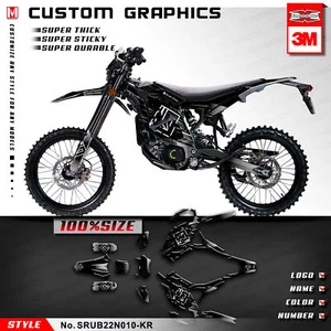 Kungfu Graphics Full Sticker Decal Kit for Sur-Ron Ultra Bee Surron Black Wrap - Foto 1 di 59