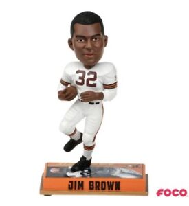 JIM BROWN Cleveland Browns Legend NFL Football Bobblehead New in box