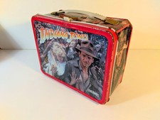 Indiana Jones - Movie Theme - vintage metal lunchbox (REDUCED PRICE)