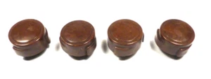 vintage MINERVA W-117 TABLETOP:   SET OF 4 BAKELITE push-on KNOBS - 1" on top - Picture 1 of 3