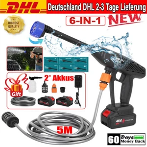 Auto Akku Hochdruckreiniger Wasser Druckreiniger Spritzpistole Für Makita 48V - Bild 1 von 15