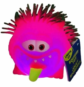 Sensory Puffer Squeeze Ball Relief Stress Monster Toy 4 Inches Tall 3+. LightUP - Picture 1 of 7