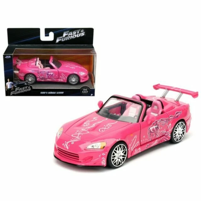 Jada Toys 1995 Sukis Honda S2000 Fast & Furious 1:32 Scale - Pink (97610)