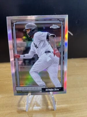 2021 Topps Update 1992 Topps Redux Chrome #TC92-15 ELOY JIMENEZ Chicago WhiteSox - Image 1 of 4