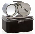 New 10x 21mm Jewelers Loupe Magnifying Glass * FREE US SHIPPING *