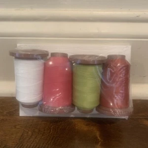 Dime Machine Vintage Embroidery Thread Earth Tones Quartet 4 Spools 40 Wt 1000 m - Picture 1 of 3
