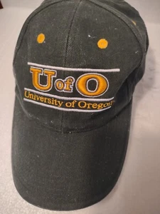 University Of Oregon Ducks NCAA Classic 3 Line Embroidered Cap Hat - by The Game - Picture 1 of 4