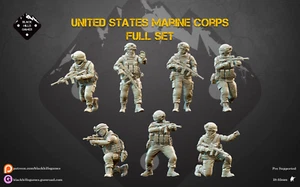 Black Hills Games Moderno Miniatura Cuerpo de Marines de los Estados Unidos Infantería USMC Spectre 15 28 mm - Imagen 1 de 1