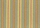 Golding Fabric Dino Bayleaf Sage Red Gold Striped   Cotton  Drapery Upholstery 