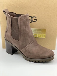 UGG Hazel Bootie Women’s 9.5 • New w/o Box • Brown Suede Ankle Boot - Picture 1 of 12