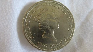 1989 ENGLISH TWO POUND COIN TERCENTENARY OF THE BILL OF RIGHTS circ - Picture 1 of 2