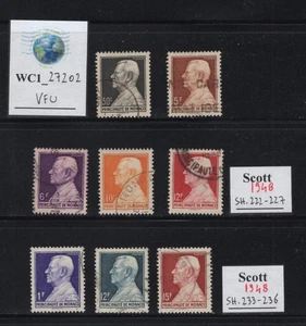 WC1_27202.MONACO. 1948-1949 PRINCE LOUIS II stamps. Used - Picture 1 of 1