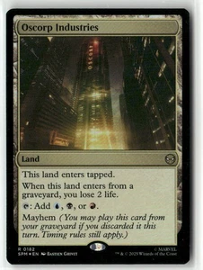 Magic The Gathering Oscorp Industries 0182 Lámina Marvel's Spider-Man Casi Nuevo SPM - Imagen 1 de 1