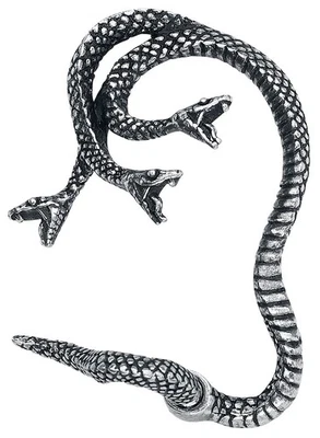 Alchemy Gothic Ohrstecker Damen Khthonis silberfarben Standard - Bild 1 von 4