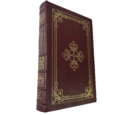 In Retrospect Robert McNamara SIGNED 1st Edition Easton Press Leather Bound Book - Image 1 of 4
