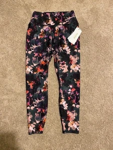 RBX Damengröße Large Blumenmuster volle Länge hohe Taille Leggings-Neu mit Etikett - Bild 1 von 7