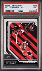 Victor Wembanyama 2023-24 Panini #210 NBA Rookie Basketball Card 1 of 3127 PSA 9 - Picture 1 of 2