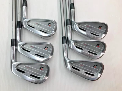 Bridgestone 222CB+ Iron Set 5I-9I,PW 6 Clubs MCI B70 Flex S RH Men Used - Image 1 of 4