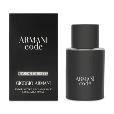 Giorgio Armani Code 50 ml Eau De Toilette Refillable Spray Aftershave für Ihn - Bild 1 von 2
