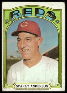 1972 Topps Sparky Anderson #358 Cincinnati Reds - Free Shipping - Picture 1 of 2