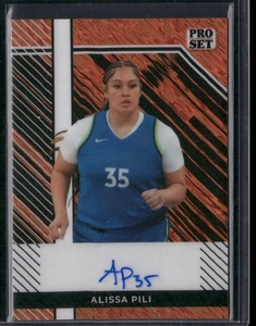 Juego de autógrafos Leaf Collective Pro 2024 naranja brillante #PSA-AP1 Alissa Pili #/8 - Imagen 1 de 2