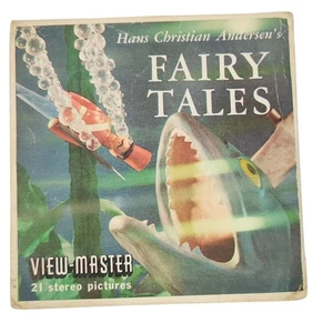 Vintage GAF Hans Christian Andersen Fairy Tales View-Master 3 Reel & Book B305 - Picture 1 of 8