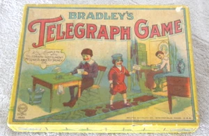 Vintage Bradley's Telegraph Game EMPTY Box by Milton Bradley - Picture 1 of 5
