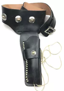 Schwarzes Leder Western Holster Gürtelrig 7,5"" Colt SAA 35-40"" 9228-OP - Bild 1 von 10