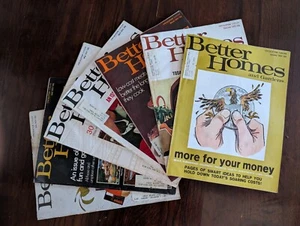 Lot 6 BETTER HOMES and GARDENS 1970 magazine LANDSCAPE-Remodel-FOOD RECIPES-Ads - Picture 1 of 6