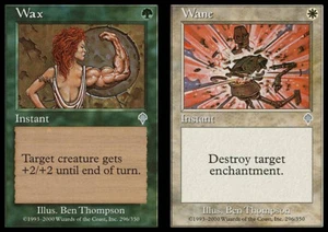 MTG magic cards 2x Wax // Wane Invasion Light Play, English - Picture 1 of 1