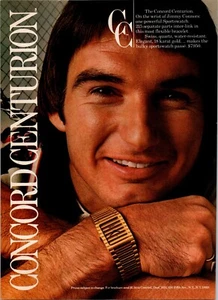 1982 • CONCORD CENTURION print ad • Jimmy Connors Vintage 1980s ADV-59 - Picture 1 of 2